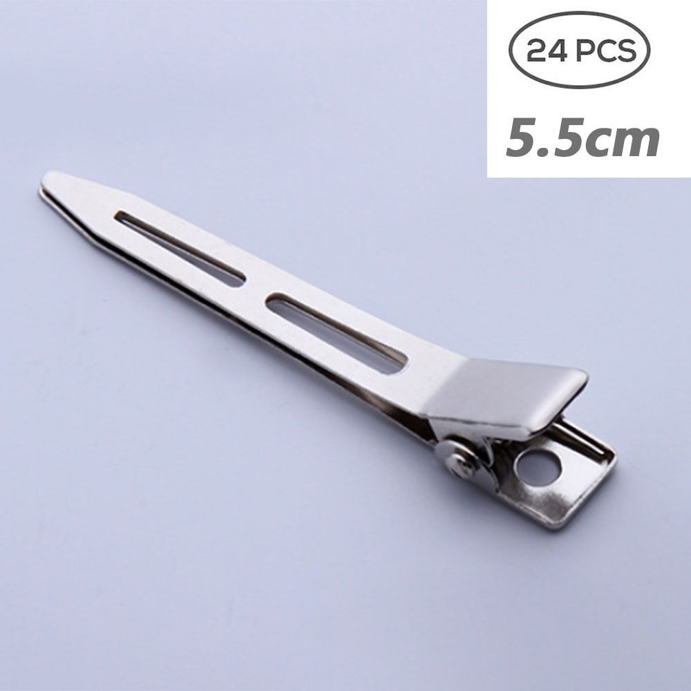 24PCS Professional No Crease Fixed hair Hair Clip Seamless No Bend Makeup Clip