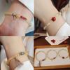 Natural Citrine Bracelet, Agate Bracelet. Fashion Women Daily Jewelry Lucky Gift