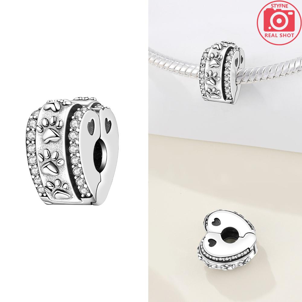 Pink Zircon Love copper Bead Charms Charm Bead Charms Compatible With Bracelets Women Jewellery Diy Anniversary Gift Delicate Accessories Bag Charm