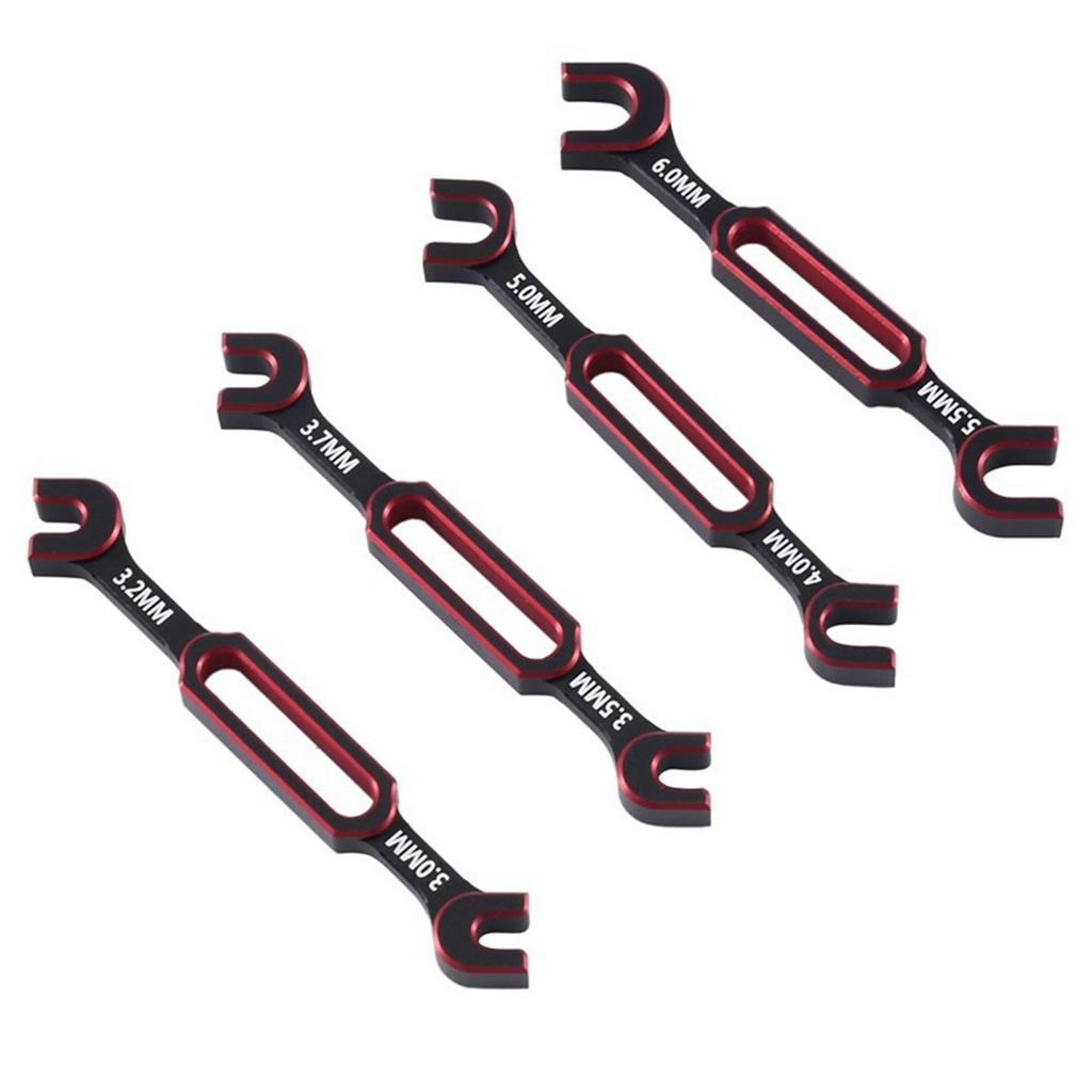 4Pcs RC Car Wrench 3/3.2/3.5/3.7/4/5/5.5/6Mm Ball Heads End Joint Remover Universal Tool For RC Car Drone Boat