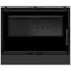 Wood burning steel stove KRATKI KARI 70 Ø 150 8 kW black thermotec self closing door