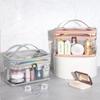 Transparent Cosmetic Bag Female Net Celebrity Large-capacity Travel Girl Portable Portable Waterproof Wash Bag Storage Bag