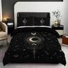 Sun And Moon Quilt Cover Pillowcase Sun And Moon Digital Printing Grinding Bed Three-Piece Set