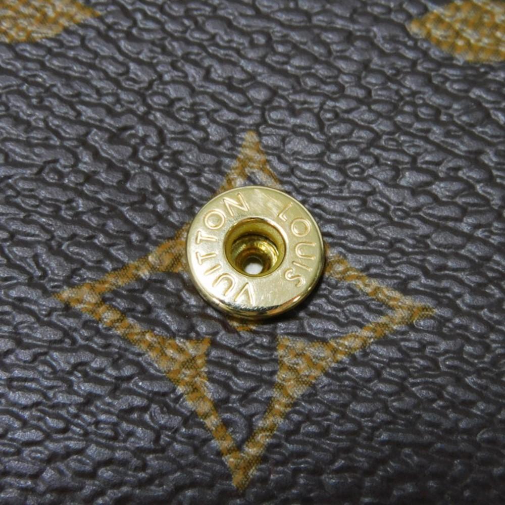 Used 12564 Multicles 6 M62630 7949 Current LV Logo Flower 6-Row Brown New RFID IC Chip Monogram Armagnac Unisex from