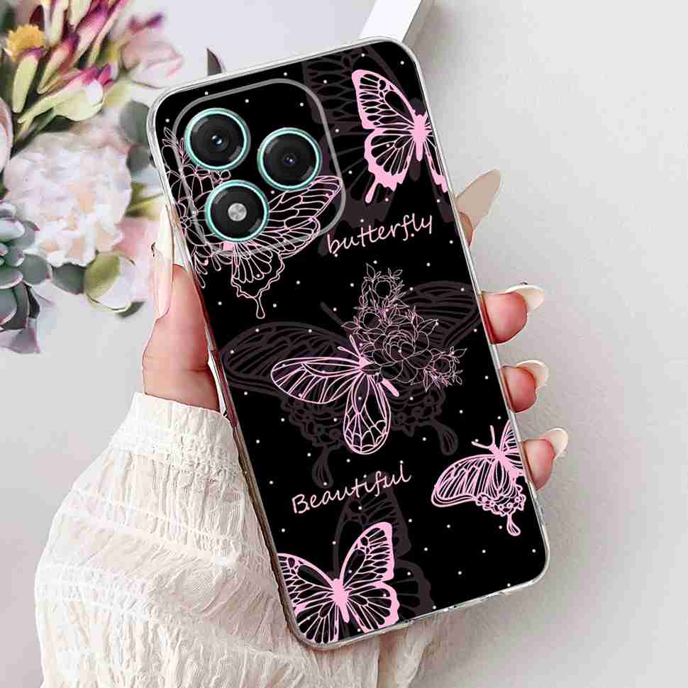 For Honor 400 Lite Casing ABR-NX1 Animal Butterfly Cover Soft Silicone Case For Honor 400 Honor400 Lite Protectors Phone Shell