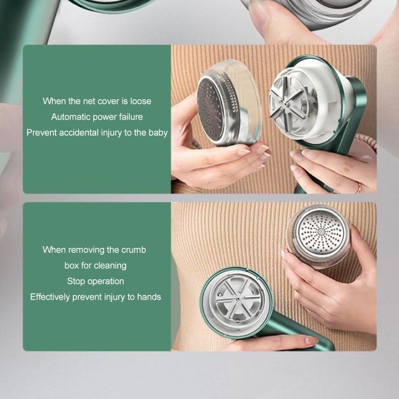 1PC USB Rechargeable Lint Remover Electric Pellets Lint Removal Clothing Hair Ball Trimmer Sweater Fuzz Clothes Shaver