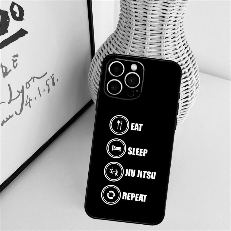 Чехол для iPhone 14 Pro 11 16 15 Pro Max 12 13 Mini Plus XS X XR с изображением Дзюдо BJJ Джиу-джитсу Funda