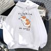 Fun No Talk Me Cute Angry Cat Print Women Hoodie Casual Oversized Pullover Popular Sweatshirt Fashion Unisex Clothing