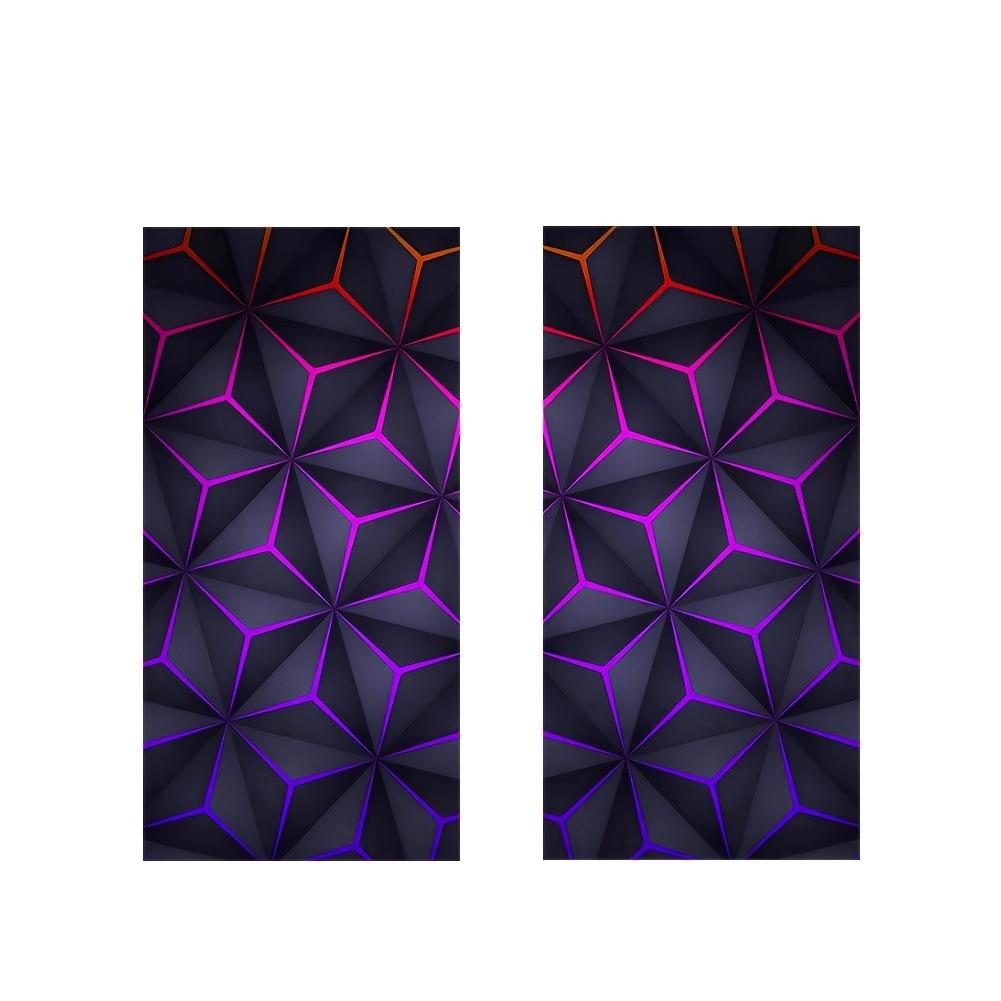 2Pcs Car Stickers B Pillar Center Column Covers DIY Scratch Resistant Decoration Sticker Waterproof