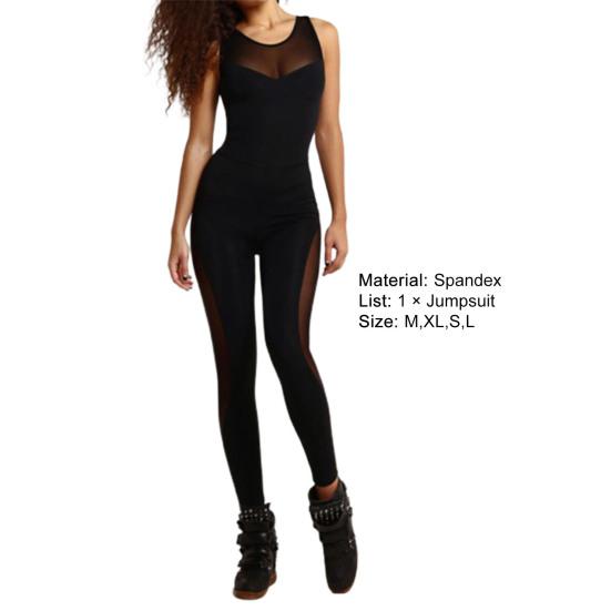 Спортивный костюм для тренировок, популярная черная женская спортивная одежда с открытой спиной, спортивная одежда с открытыми плечами, женский комбинезон для йоги