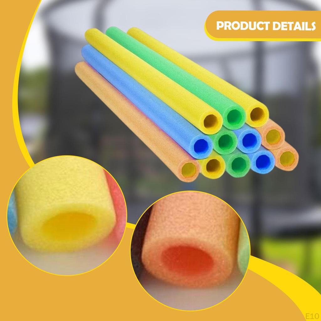 12 Поролоновых чехлов для батутных стоек, Легкая набивка и Садовые аксессуары