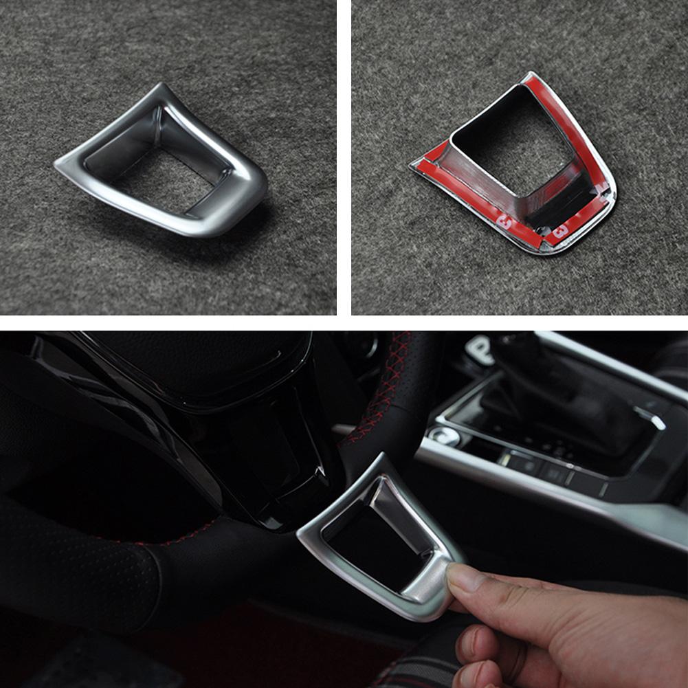 Наклейка на рулевое колесо автомобиля ABS, декоративная накладка, отделка для Volkswagen VW Passat B8 Tiguan Golf 7 MK7 7.5 2013-2019 Наклейки