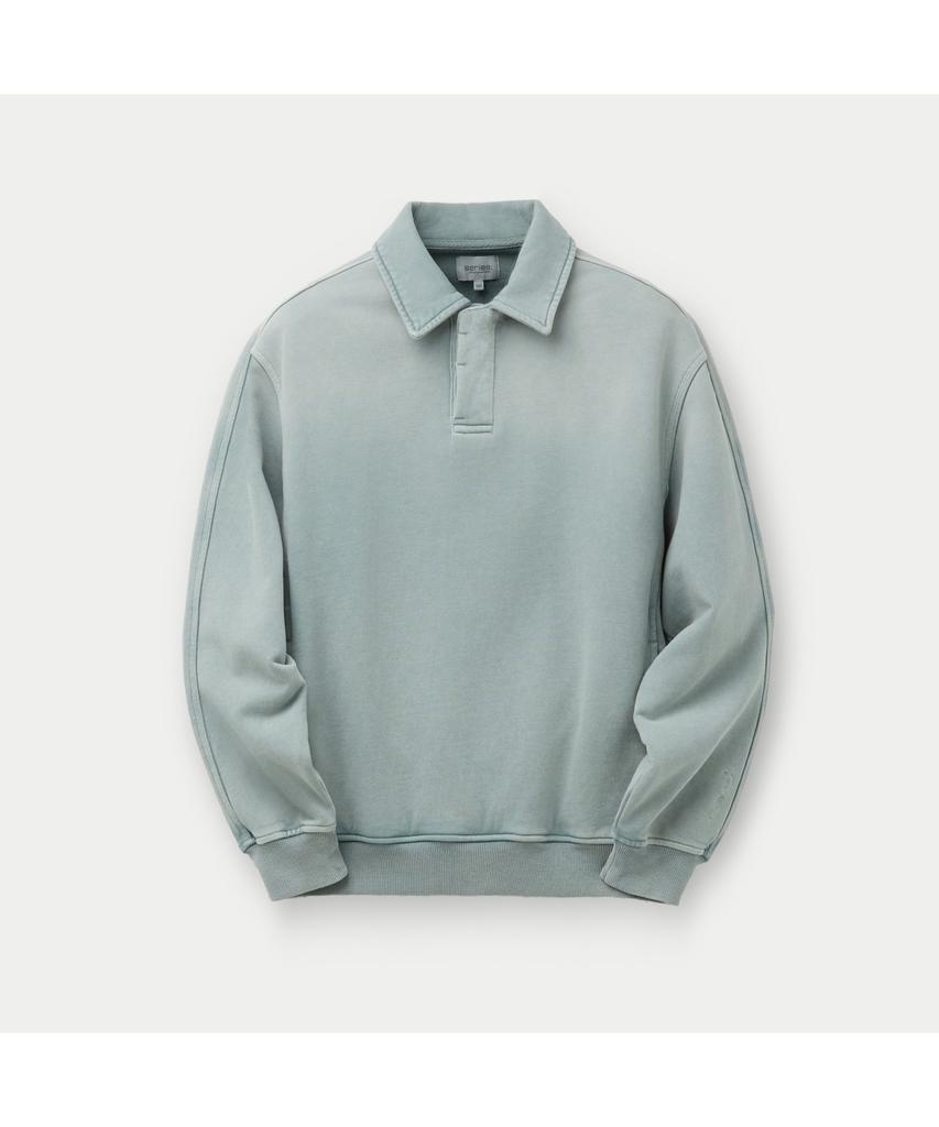 Silijeu Washed Collar Sweatshirt Satas26121Bux
