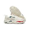 Fila Tracer Synthetic Leather Suede Retro Shock Absorbing Non-Slip Wear-Resistant Low-Top Dad Shoes Men Sneaker Off-White Fire-Red F12M011109FWR