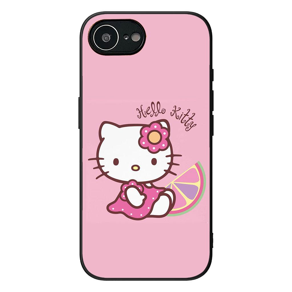 Cover for Apple iPhone 16 15 14 Plus 13 12 Mini 17 Pro Max + ProMax 16E Air Phone Case Hello Kitty Cat PInk