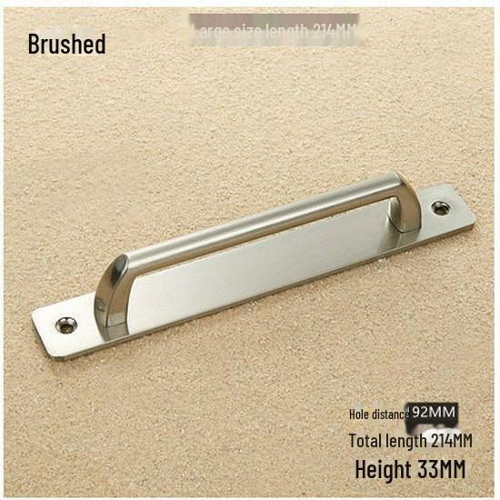 European Antique Copper Double Door Handle - Exposed & Invisible Design