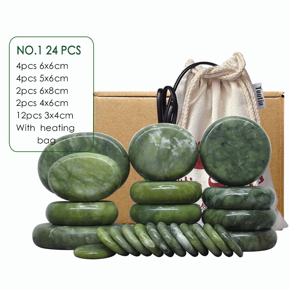Tontin Jade Glaze Набор для массажа горячими камнями 24шт./компл.