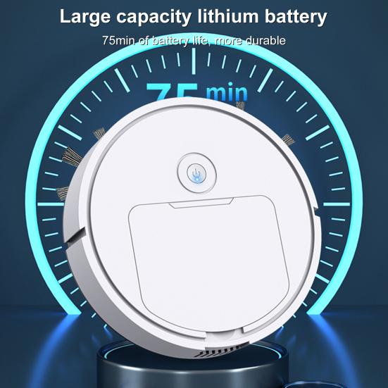 1 Set Vacuum Cleaner Intelligent Planning Automatic Induction Strong Suction One-button Start Efficient Sweeping Robot for Home