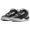 Air Jordan 3 Retro Green Glow Men Sneakers Black Wolf-Grey White CT8532-031
