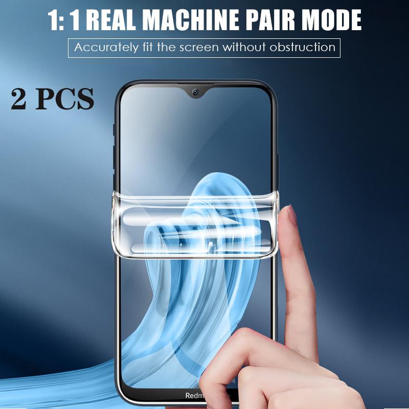 2 шт. Гидрогелевая пленка Защитная пленка для экрана - Без отпечатков пальцев, Гибкая, HD Прозрачная, Без пузырьков для iPhone, Samsung, Huawei, Xiaomi