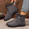 Women's Boots Winter New Thick-soled Lightweight Velvet Waterproof Women's Shoes Side Zipper High-top Snow Boots
