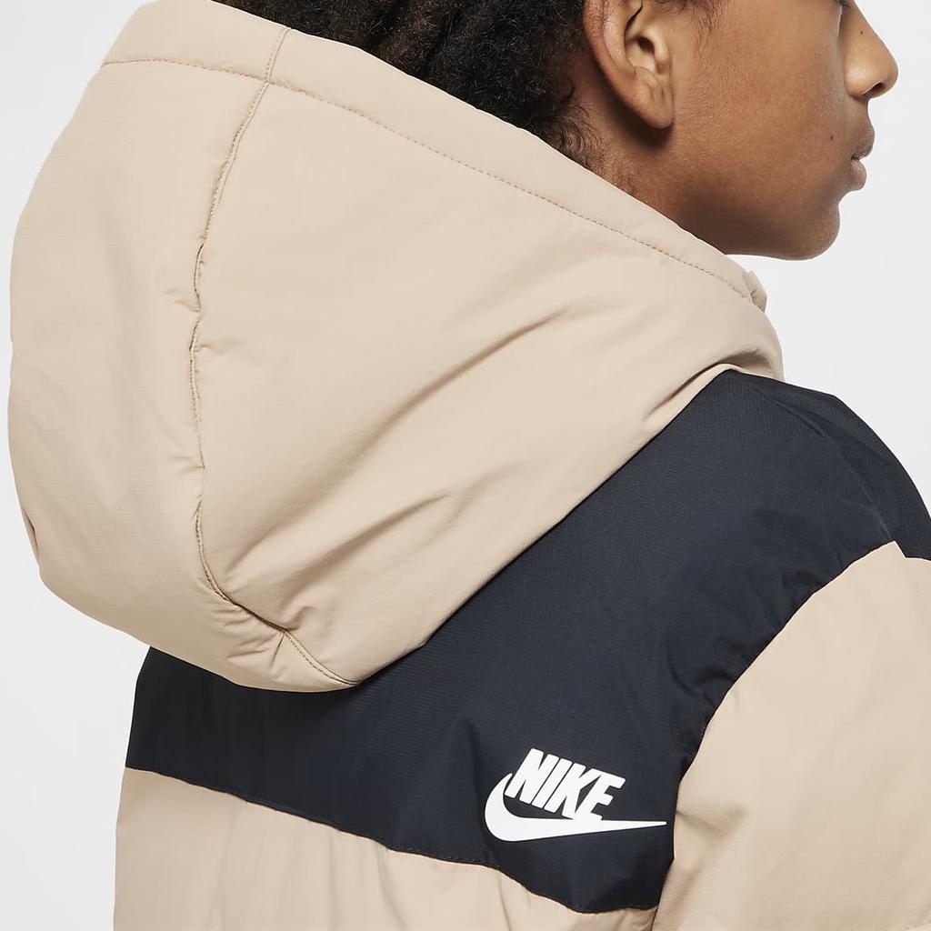 Nike Пуховик Повседневный Водонепроницаемый Теплый Детские Куртки Желтый HQ7155-200