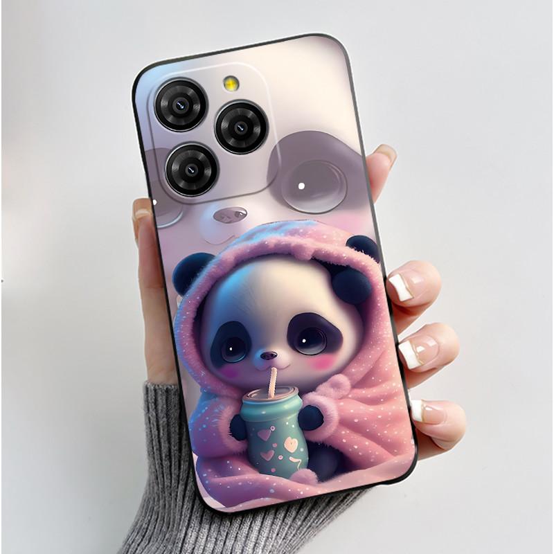 For Blackview Shark 9 5G Case Cute Funny Love Heart Rabbit Soft Silicone Protective Back Cover For Black View Shark 9 Phone Case