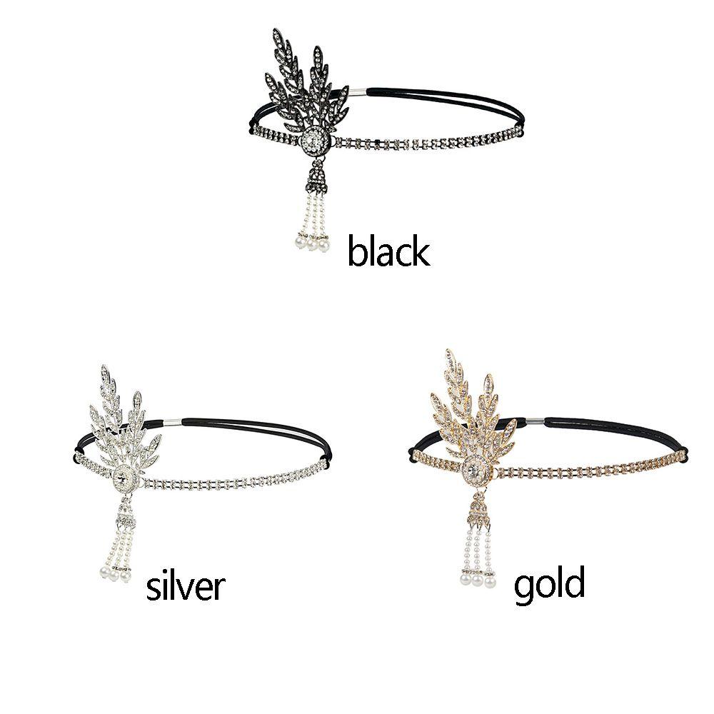 Качественный Элегантный Диадема с Бриллиантами Гэтсби Флэппер Платье Аксессуары Жемчужная Повязка на Голову Свадебное Украшение для Головы