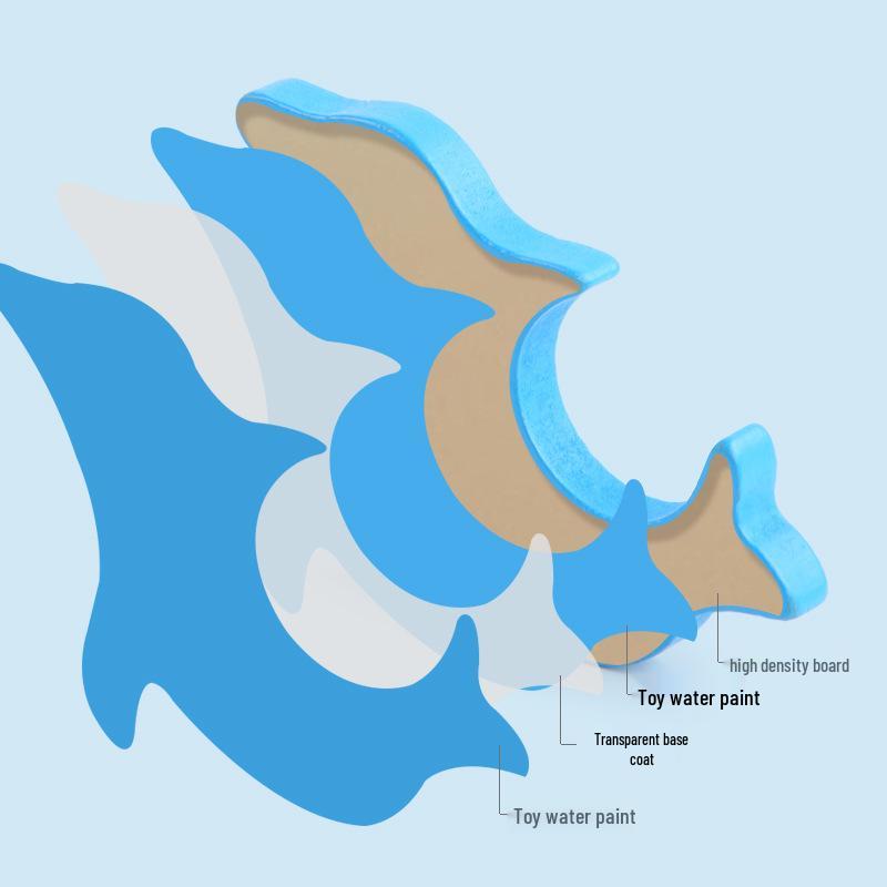 3D Animal & Fruit Pegboard Jigsaw Puzzle for Kids