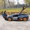 МояМашина 1:Масштабная модель Lamborghini Huracan STO из литого металла - Синяя Коллекционная фигурка и Декор для витрины