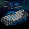 Mechanical Keyboard 61 Keys Gaming Keyboard with Red Axis Yellow LED Backlight Small Compact Keyboard USB Wired English Layout Compatible with Gaming