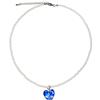 Love or Not Blue Love Pearl Beads Necklace