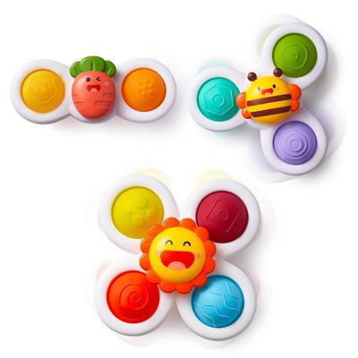 Рука Детская Игрушка для Ванны Кошка с Присоской Спиннер, Игрушка, Игрушка, (Морковь, Пчела, Солнце)
