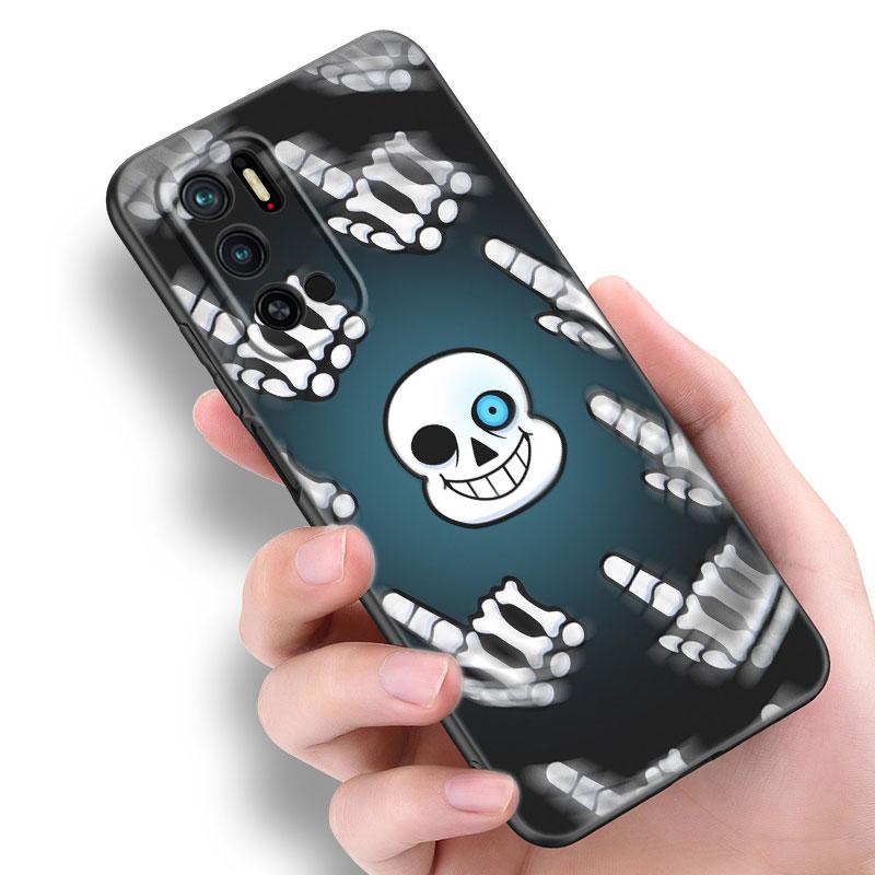 Undertale Sans Doggo Black Silicone Phone Case For Xiaomi Redmi Note 10 11 11S 12 13 4G 8 9 11T Pro 5G Plus 8T 9S 10S 12S