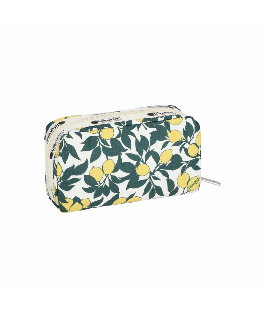 Lesportsac Прямоугольная косметичка Лимонная Орхидея [6511.Hf42]