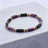 Adjustable Rope Stretch Beaded Bracelet Square Cut Elastic Bead Bracelet  Birthday Gift