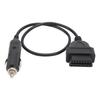 OBD2 Vehicle ECU Emergency Power Supply Cable 12V with Cigarette Lighter Car To OBD Female