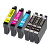 Epson 4 Color Set 2 Black RDHBKL Large Capacity Type with Latest IC Chip Epson Compatible Ink Cartridge Compatible Remaining Amount Detection Function