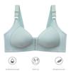 Women's Underwear Gathered Anti-sagging Large Size Front Buttoned Bra  Thin No Steel Ring Breathable and Soft