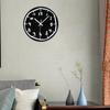 Wall Clock Ornament Unique Fashion Creative Mute Art Clock Decorative Clock for Kitchen Study Room Living Room Home