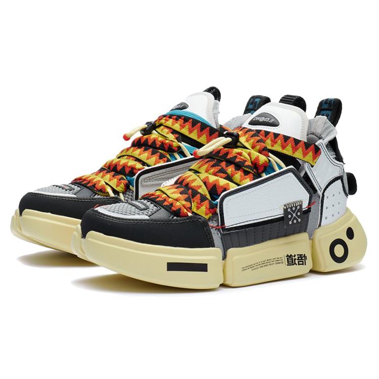 Повседневная обувь Li Ning Женская Низкая Акулий Серый/Стандартный Белый AGWR020-1