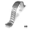 [syzynicy] 316L Stainless Steel Watch Strap for G-Shock Men's GM-5600, GM-2100, and GBM-2100 Watches (Silver, GM-5600/GM-2100/GBM-2100)