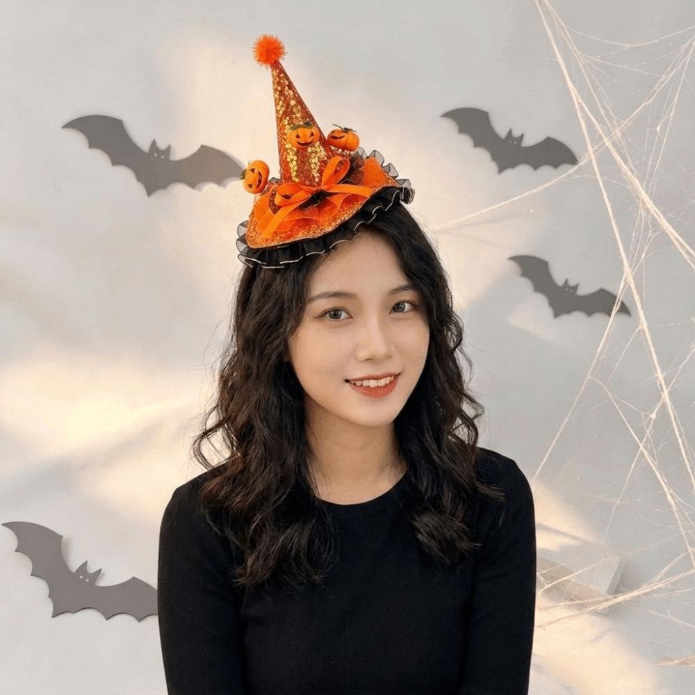 Lace Halloween Party Hair Band Bow Halloween Headband  Holiday Decorations