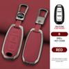 Подходит для Infiniti Q50 Q60 Qx50 Qx55 Qx60 Q70L Чехол-футляр для автоключа из цинкового сплава и натуральной кожи Умное кольцо для ключей Автоаксессуары