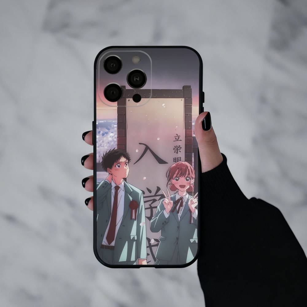 Молодежный манга чехол для телефона B-Blue Box для iPhone 17pro,16,15,14,13,12,11 Plus,Pro Max,XS,Мягкий силиконовый черный чехол