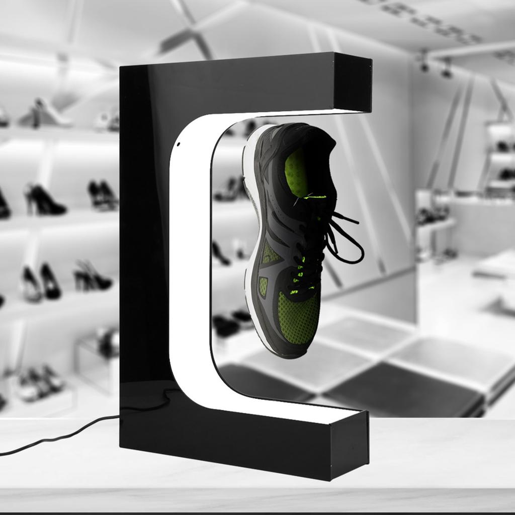 Magnetic Levitation Shoes Display Stand 360 Degrees  Rotating with Additional Tool