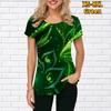 Women Summer T Shirt Print Short Sleeve Tees Casual Printed Tops