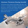 Engine Coolant Housing Water Outlet Aluminum With Hoses - Repalcement For Chevy Cruze, Sonic, Trax And Buick Encore 1.4L - Replaces 25193922,