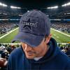 Unisex Rugby Graphic Print Baseball Distressed Casual Hat for Rugby Fans