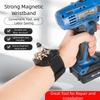 Strong Magnet Magnetic Wristband Adjustable Strap Wrist Tool Band Tool Holder Workshops